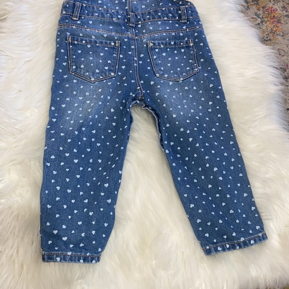 Oshkosh Overall Pants With Hearts ♥️ 24 months - Picture 9 of 15